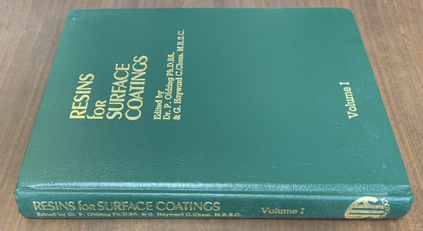 Resins for Surface Coatings Volume 1 2nd Ed PKT Oldring Editor 1987 HC/DJ SITA