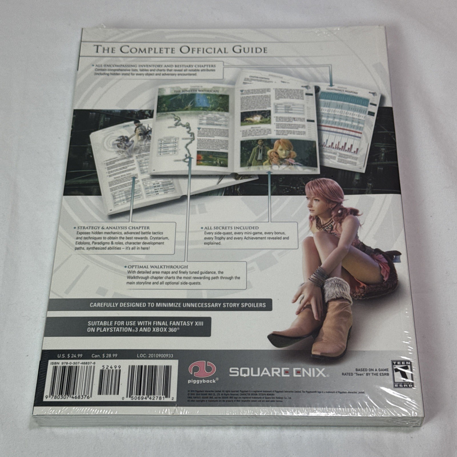 Final Fantasy XIII : Complete Official Guide NEW! Sealed Square Enix READ Descr