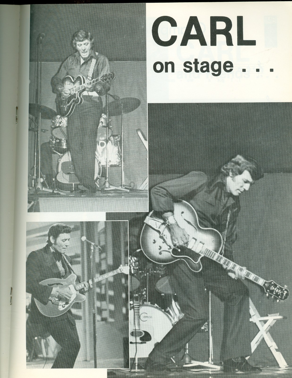 Carl Perkins sheet music songbook and photo book 16 pages 1976