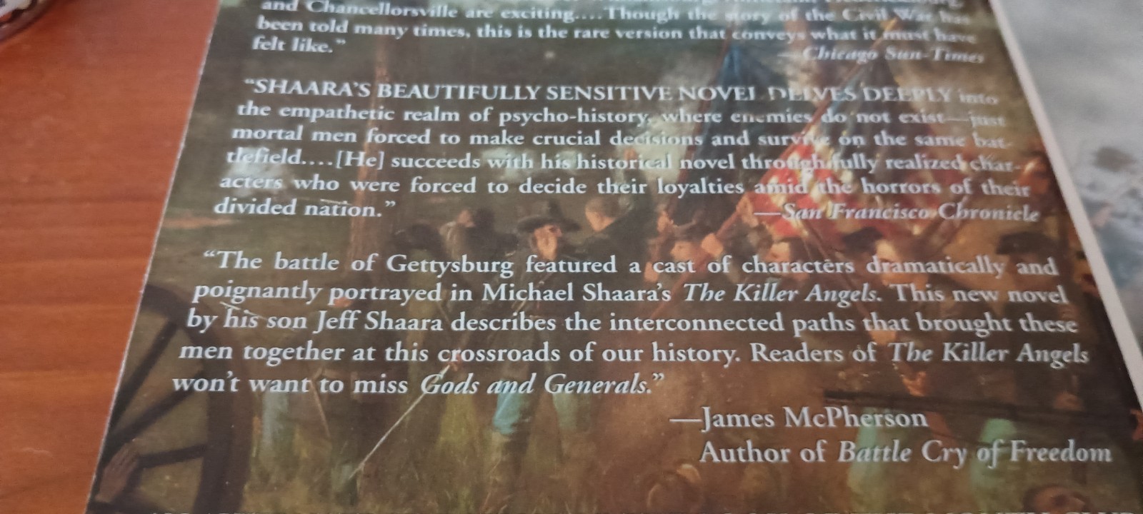 Gods And Generals Jeff Shaara book & film