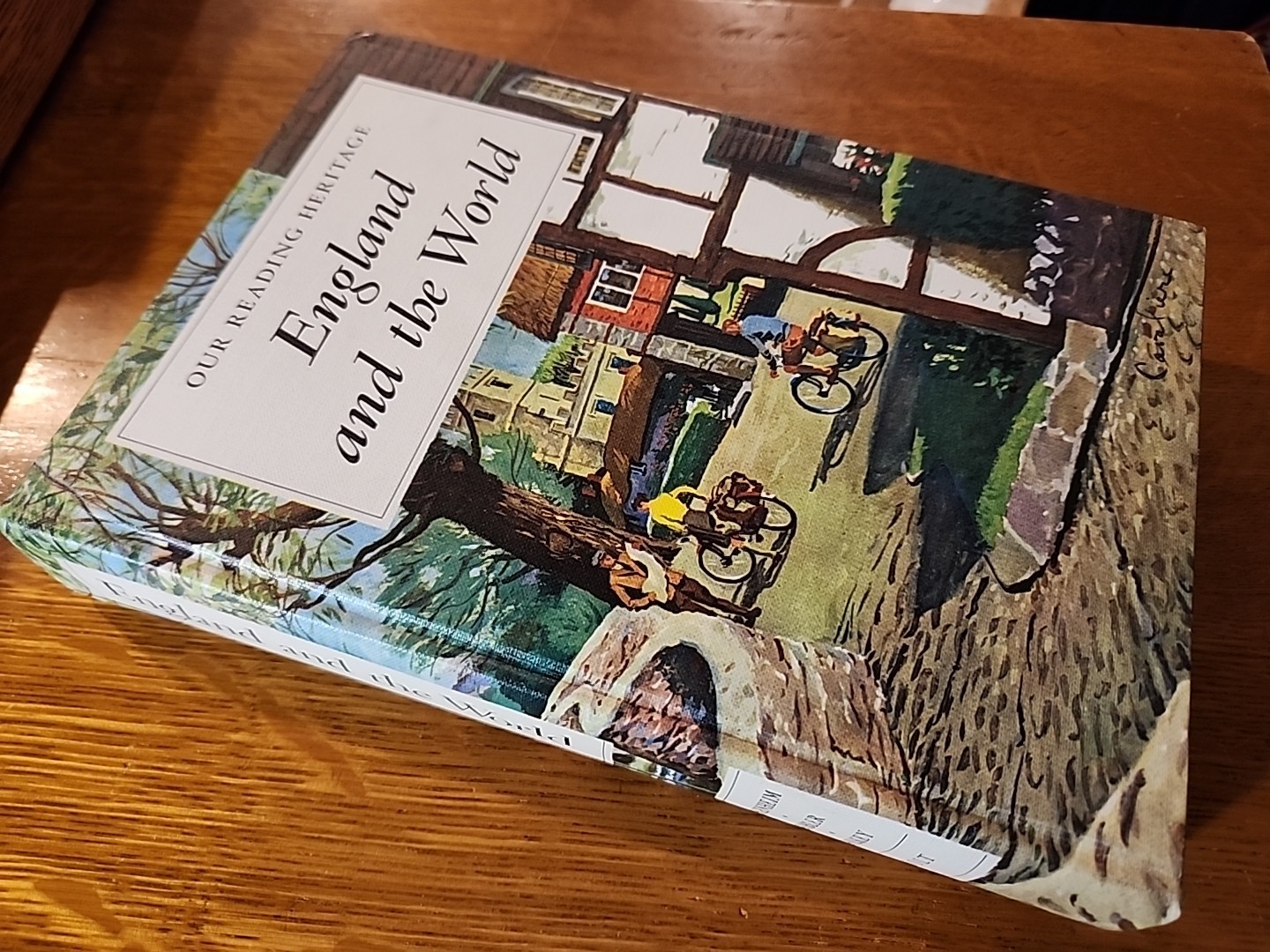 Our Reading Heritage: England and the World, Vtg Textbook 1957