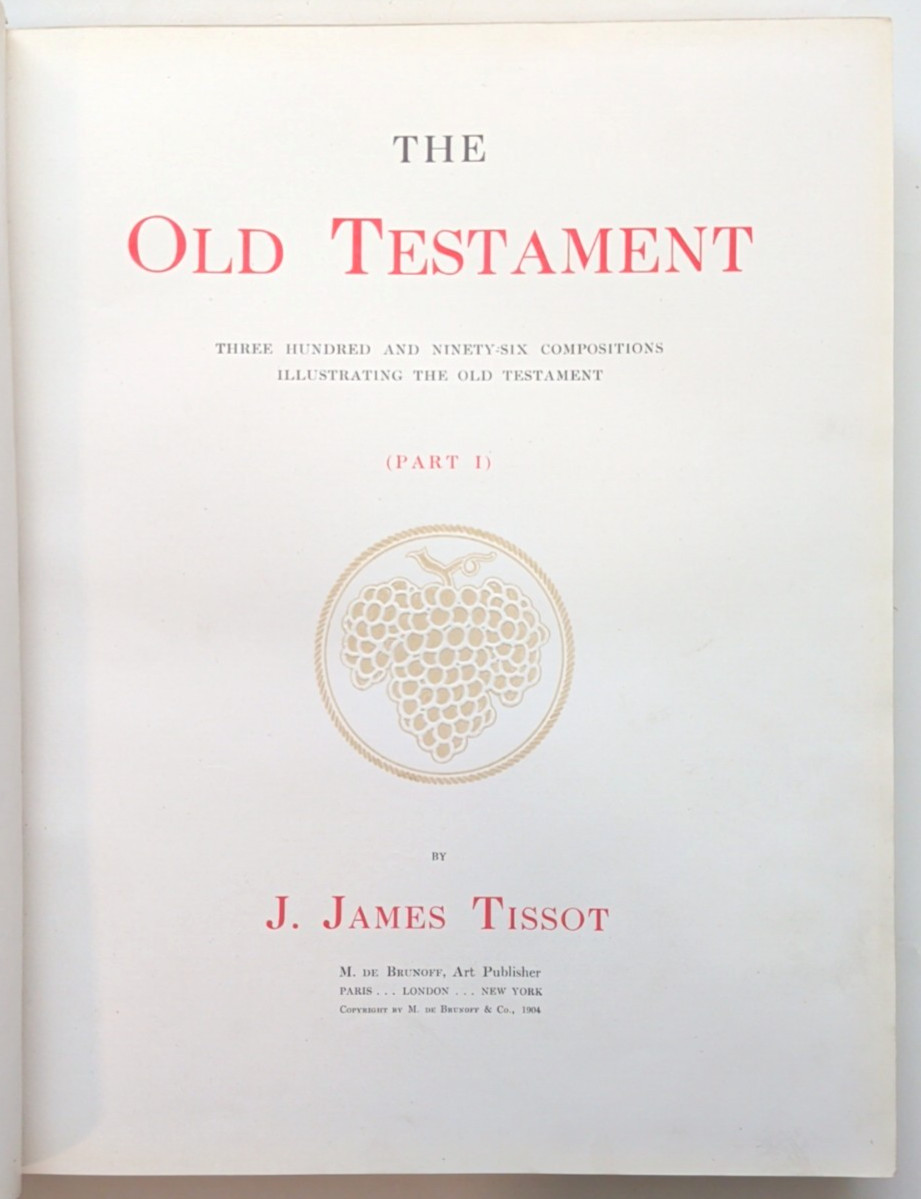 The Old Testament Part I & II by J. James Tissot – 1904 – See Description – HC