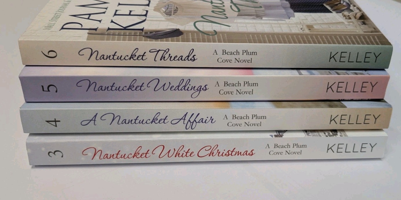 Lot Of 4 Beach Plum Cove Nantucket Inn Book Series 3,4,5,6 by Pamela Kelley