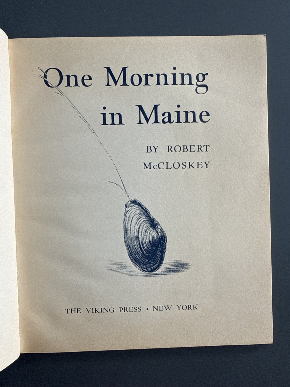 One Morning In Maine – Robert McCloskey