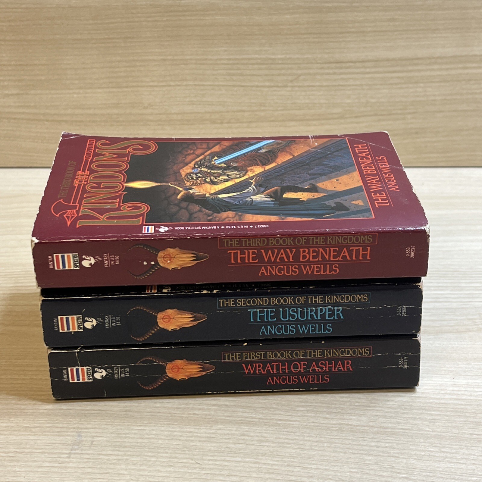 The Kingdoms Series Angus Wells PB Set of 3 Vols. 1-3 Paperback Fantasy Bantam