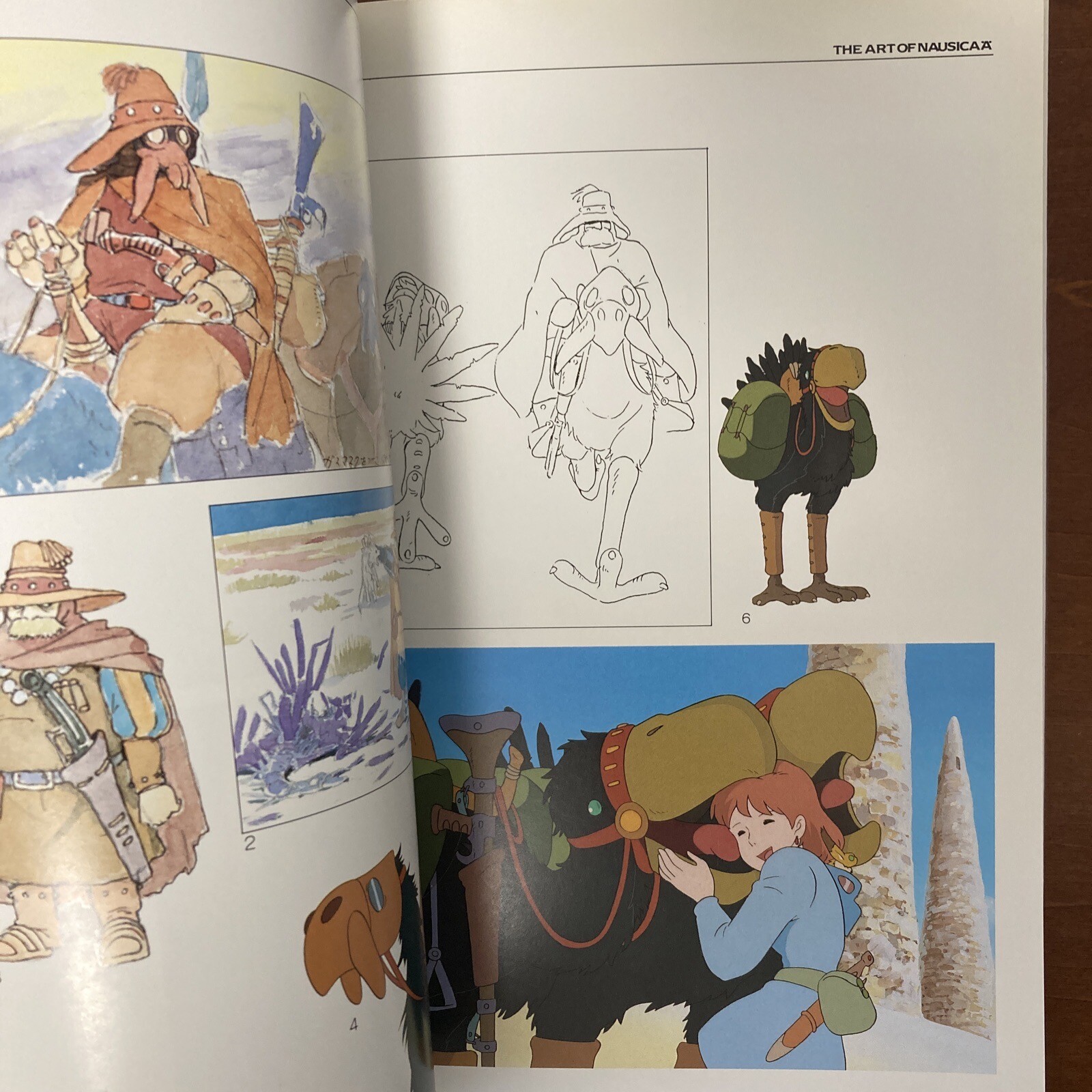THE ART OF NAUSICAA Hayao Miyazaki Art Book Illustration