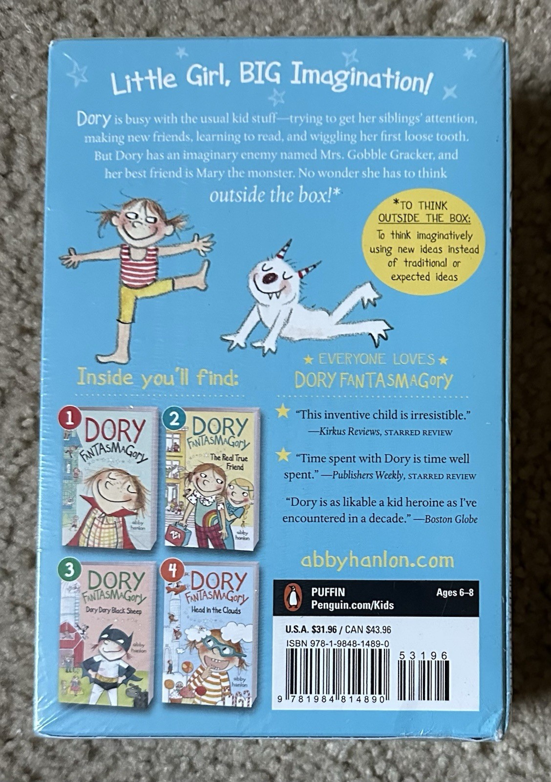 Sealed Dory Fantasmagory: Outside the Box by Abby Hanlon 2019, Box or Slipcase.