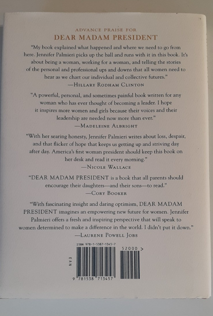 Dear Madam President An Open Letter to the Women Who Will Run the World HC