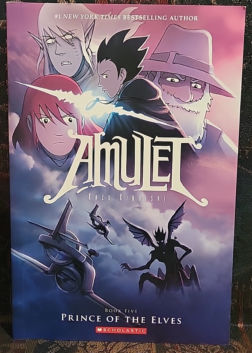 Lot of 5 AMULET Books #1-5 Set by Kazu Kibuishi Graphic Novels
