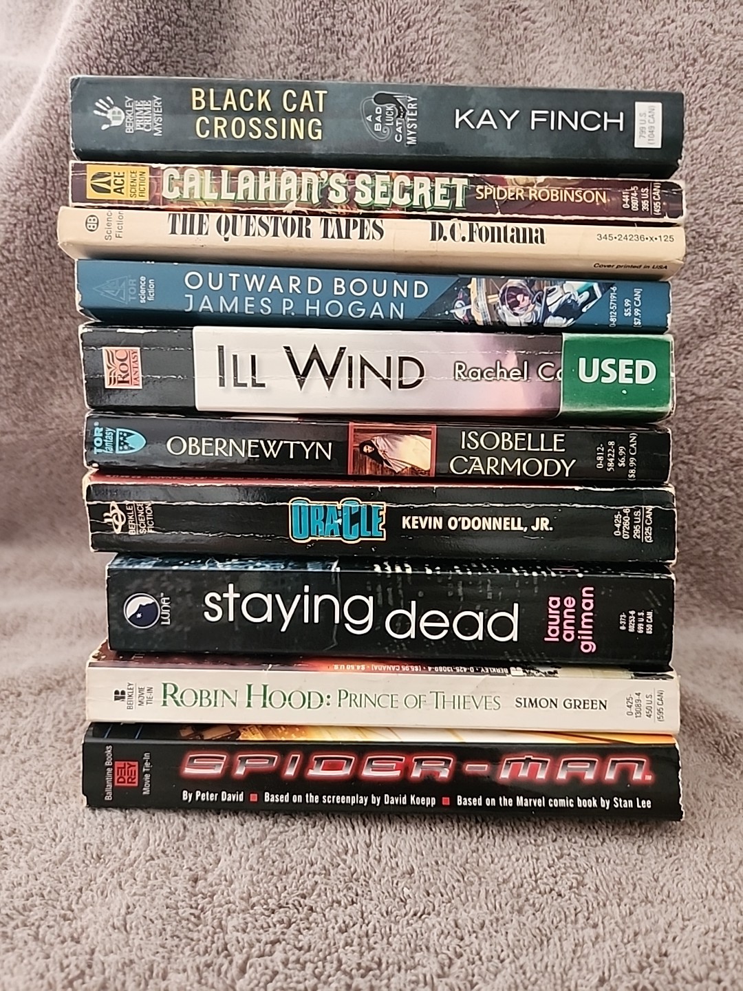 Sci-Fi Assortment Of Paperback Books Lot Of 10 (Lot #12)