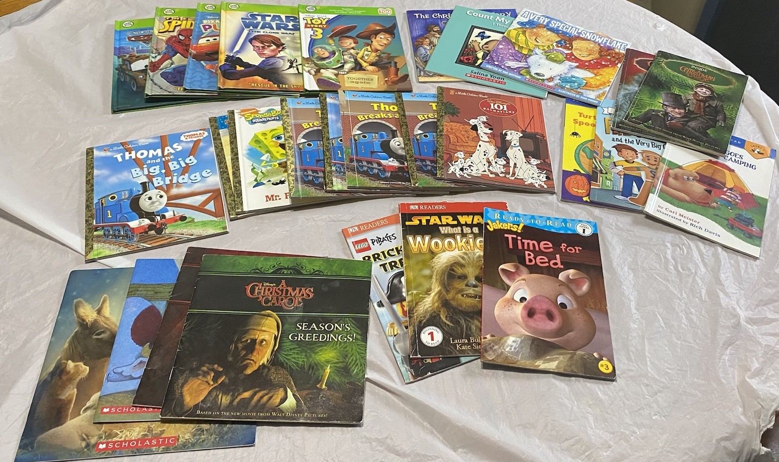 Children’s Books Lot Of 20+ Books Mixed Lot (Scholastic And Golden Books)
