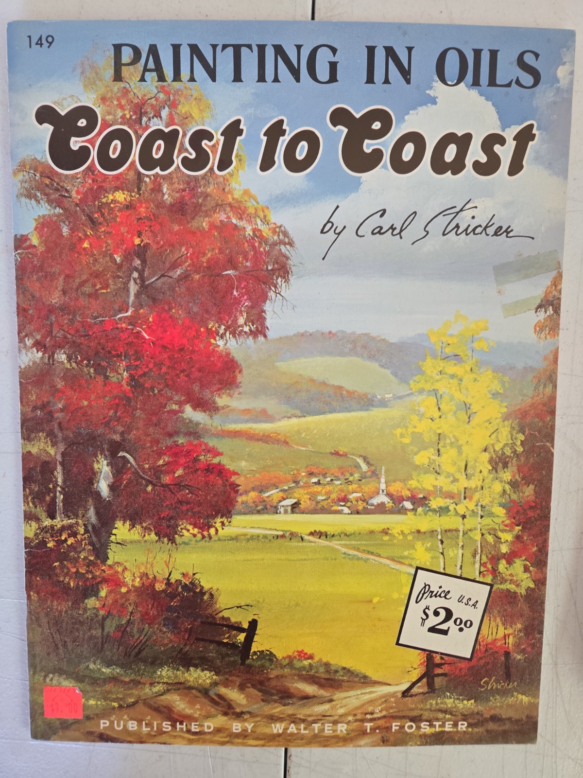 Lot of 7 Walter Foster HOW TO PAINT Art Books – Landscapes, Seascapes, Barns etc