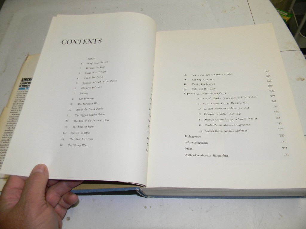 Aircraft Carriers: Graphic History Carrier Aviation 1st Ed Norman Polmar 1969 HC