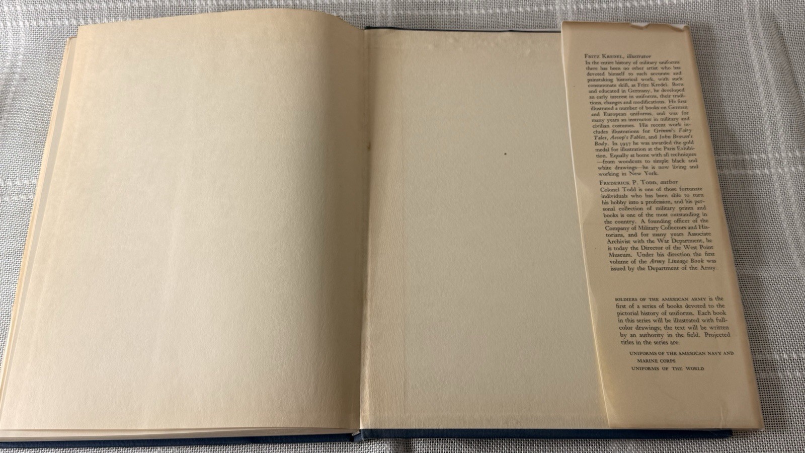Soldiers of the American Army 1775-1954 Fritz Kredel HC DJ US Military Uniforms
