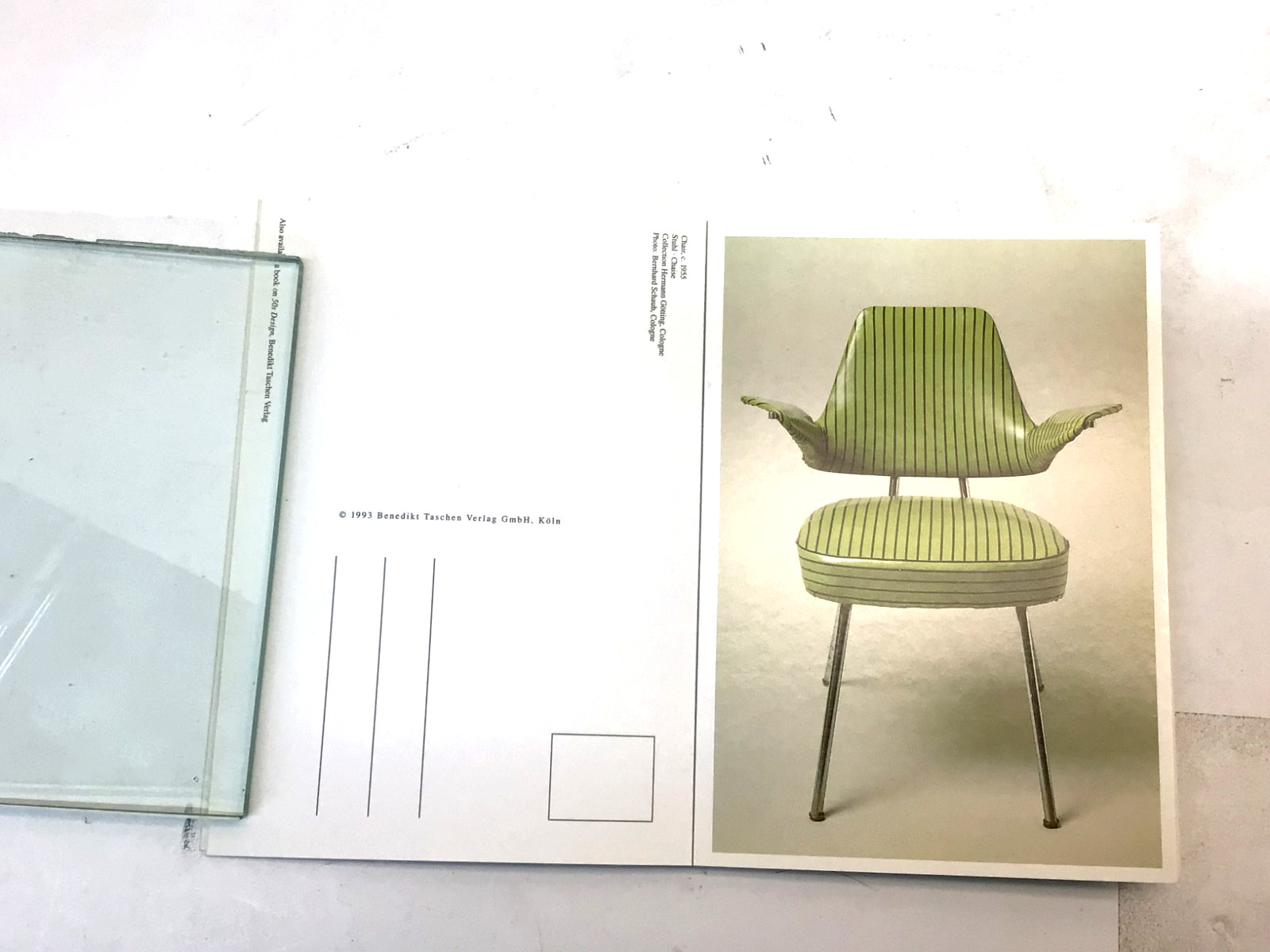 “50s Design 30 Postcards” Postcard Book . Set of 30 vintage items postcards.