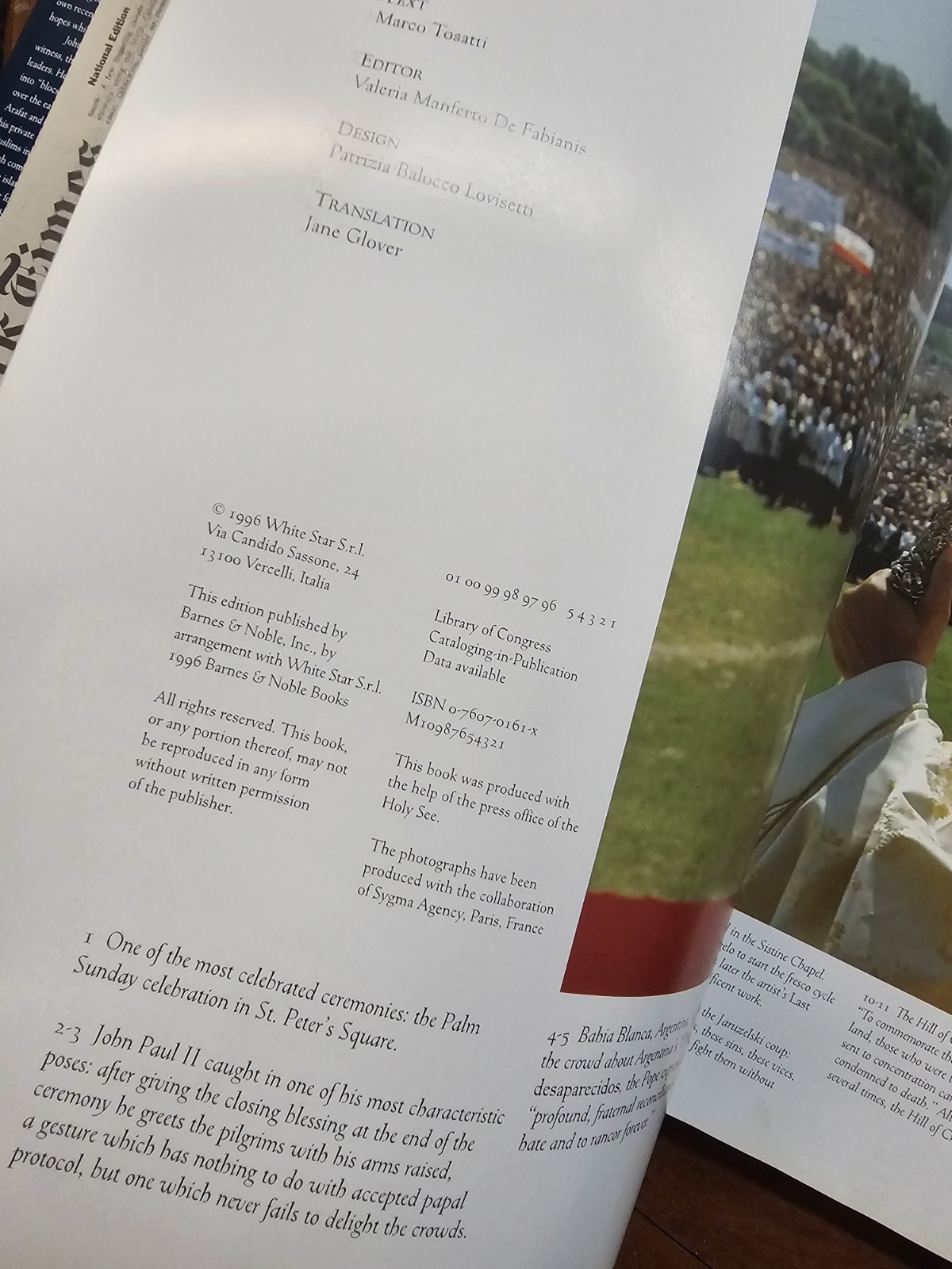 John Paul II : Portrait of a Pontiff Marco Tosatti HCDJ 1st Print NY Times Clip