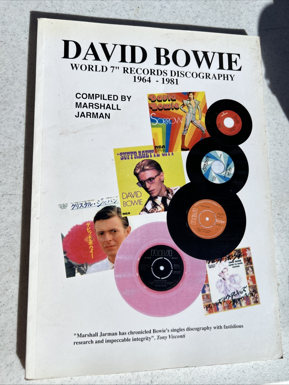 DAVID BOWIE DISCOGRAPHY~127 PAGES PICS INFO~RARE out of press