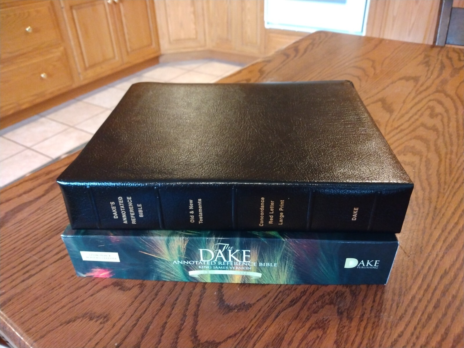 KJV Dake’s Annotated Reference Bible LARGE PRINT Black bonded Leather