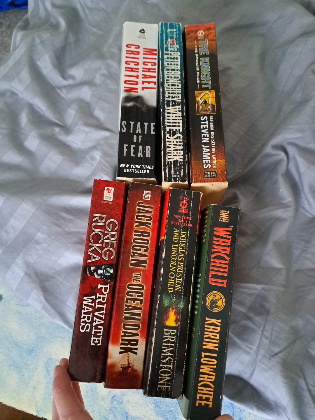 Lot Of 7 Thriller Novels All Different Authors