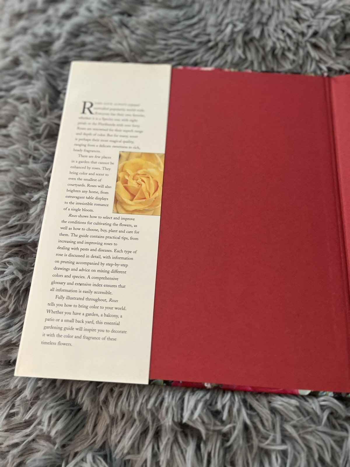 Roses David Squire Gardening Book Practical Guide Flowers Hardcover 1995 Vintage