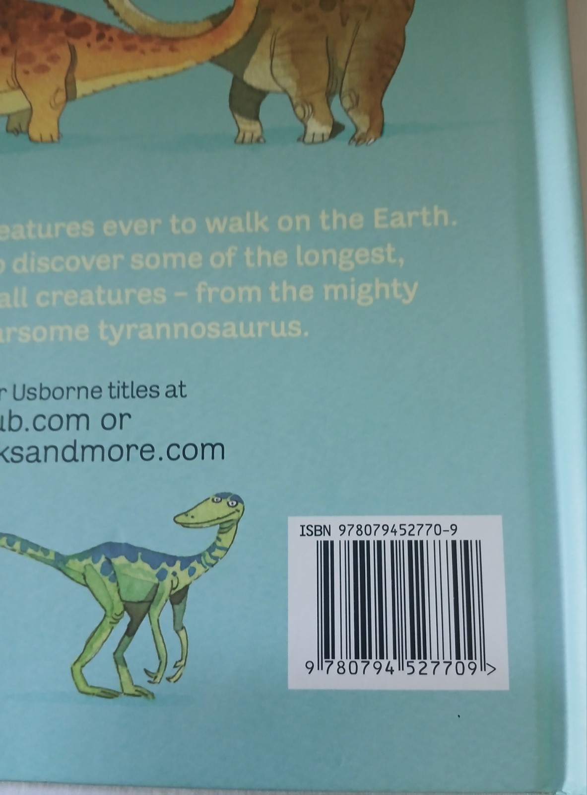 Usborne Big Book Of Dinosaurs & Bugs STEM Learning Fold-Out Pages Home School