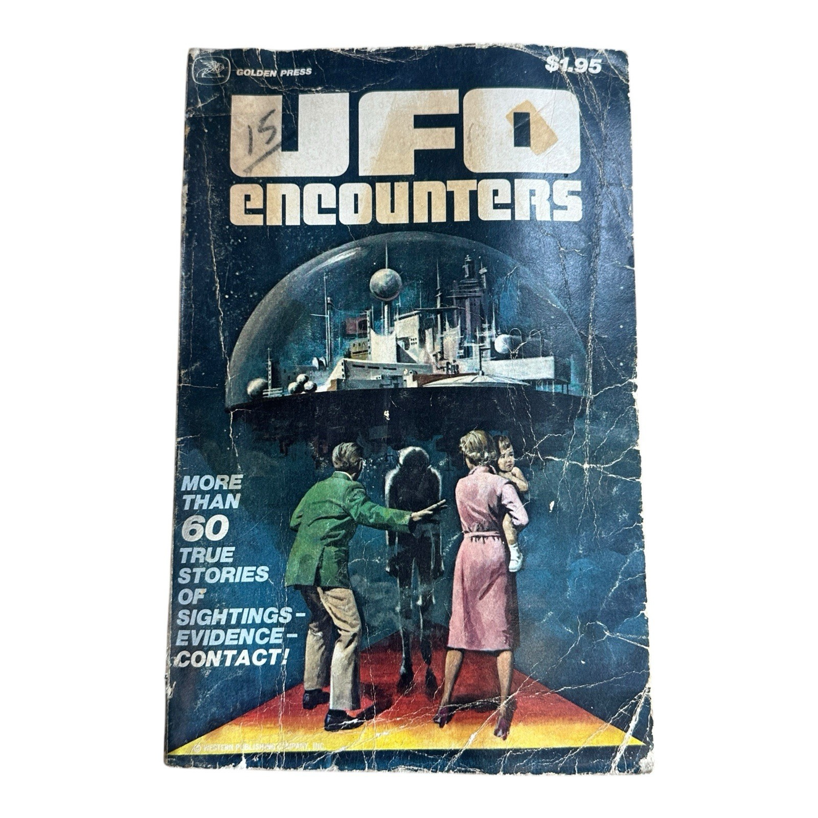 UFO Encounters: True Stories of Contact (1978) Golden Press Paperback Comic Good