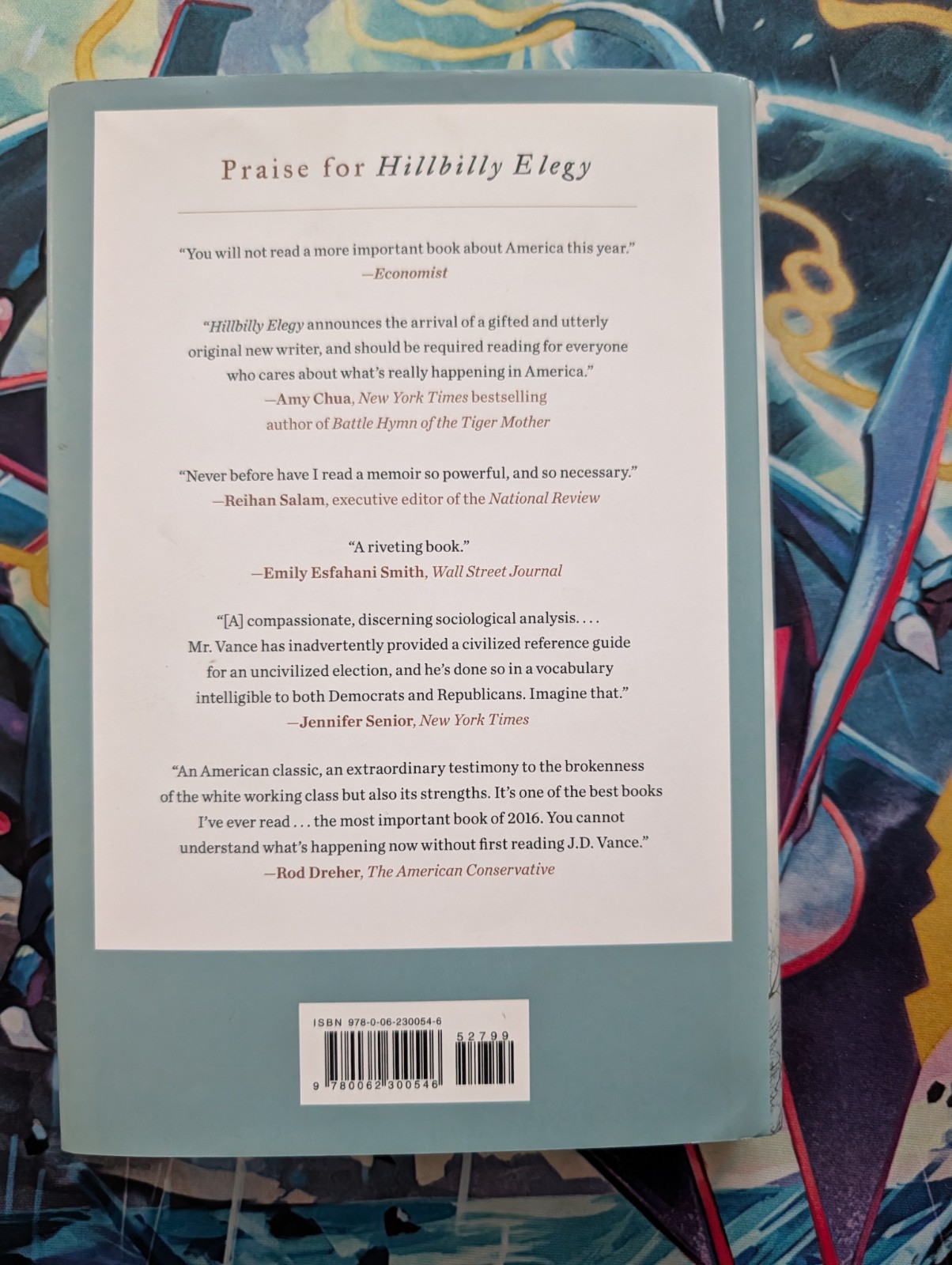 Hillbilly Elegy : A Memoir of a Family and Culture J. D. Vance Signed 1st