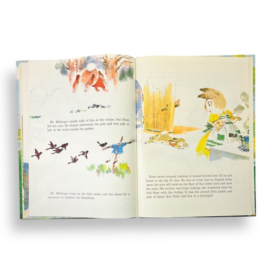The Tales of Peter Rabbit Big Golden Book Beatrix Potter Children’s Picture Book