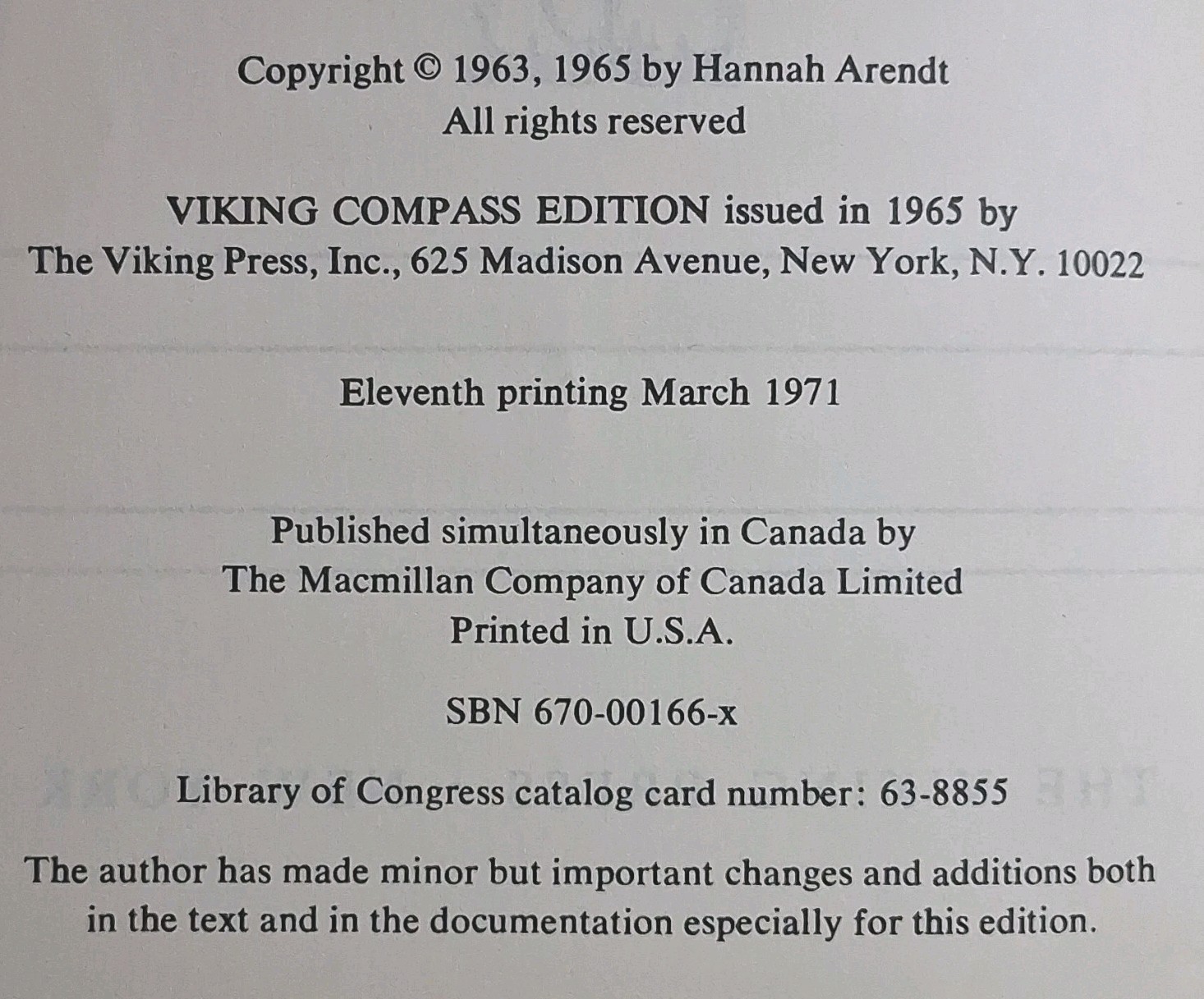 HANNAH ARENDT Between Past & Future & On Revolution 2 Viking Press PB 1971-73