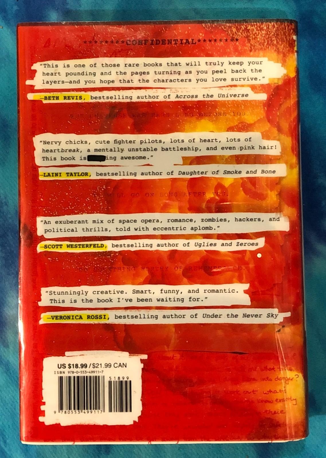 Illuminae The Illuminae Files 01 / Kristoff & Kaufman / 1st Edition 1st Print VG