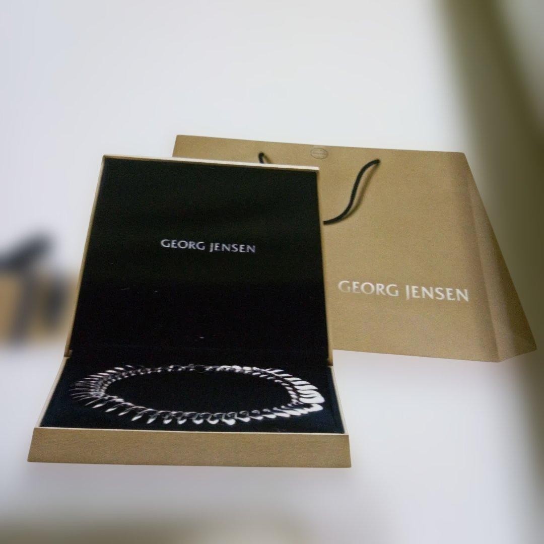 GEORG JENSEN Art Book White Cover 132 Pages Jewelry Catalog Used