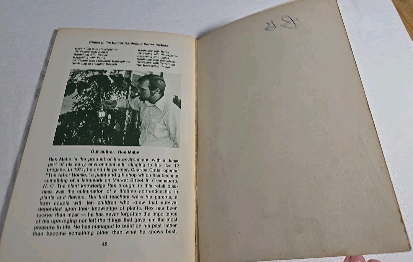 Gardening With Lights Rex Mabe Potpourri Press 1975 Vintage Indoor Grow Plants