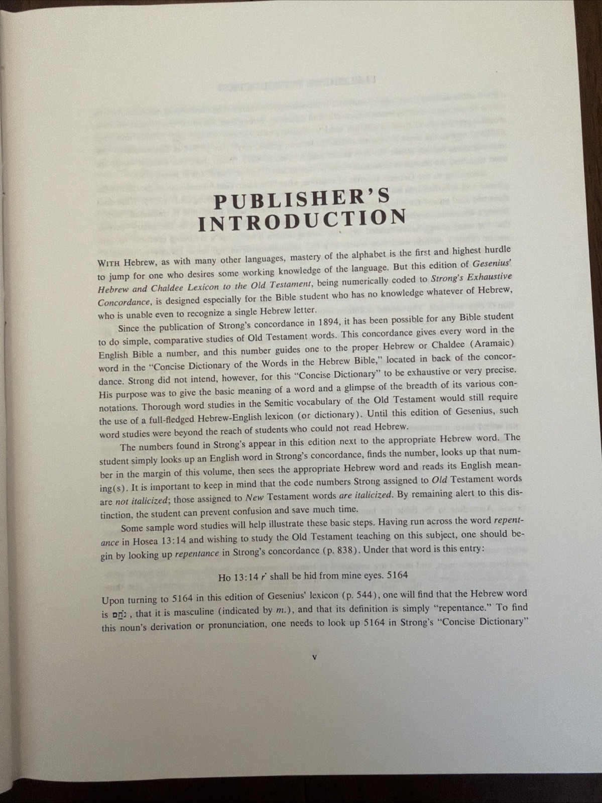 GESENIUS’ HEBREW AND CHALDEE LEXICON TO THE OLD TESTAMENT SCRIPTURES BAKER 1988