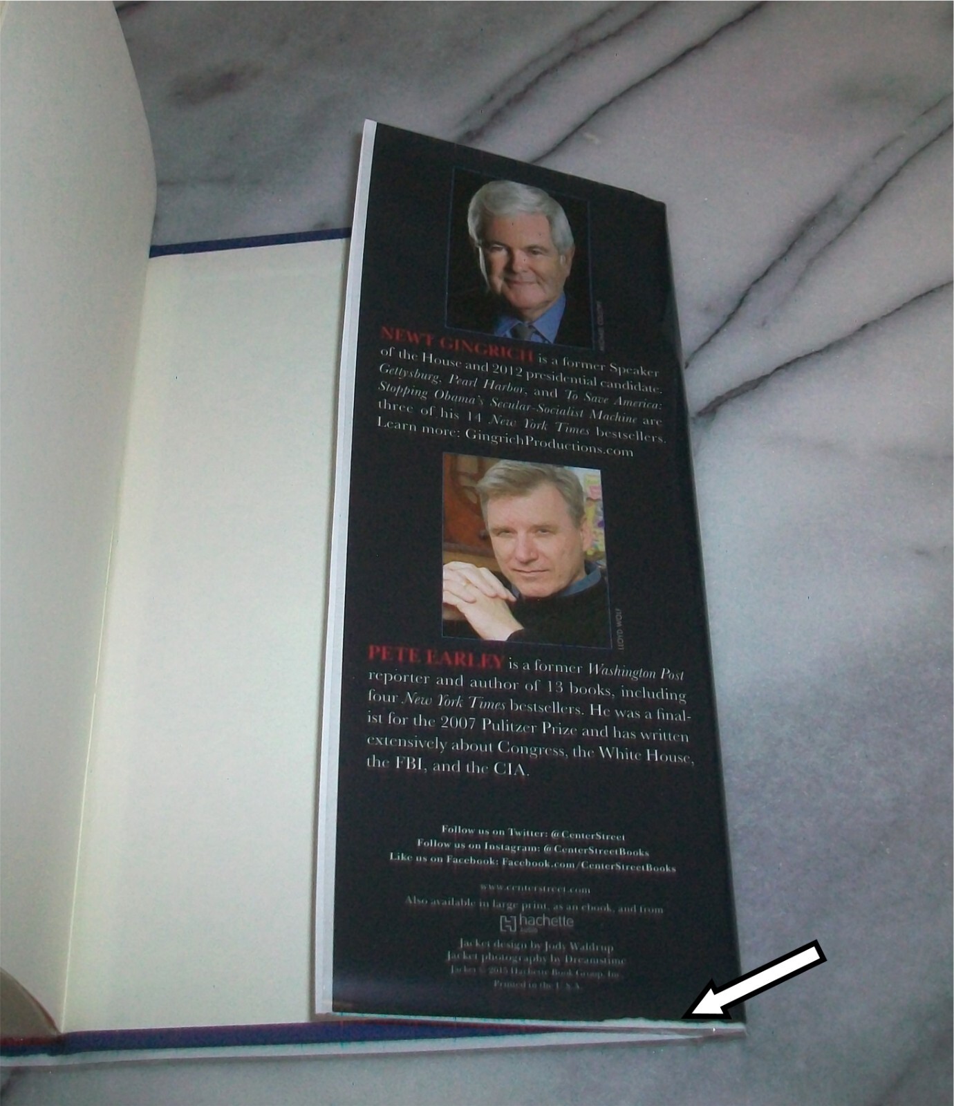 *Signed DUPLICITY By Newt Gingrich & Pete Early 2015 1st Edition/1st Print HC DJ