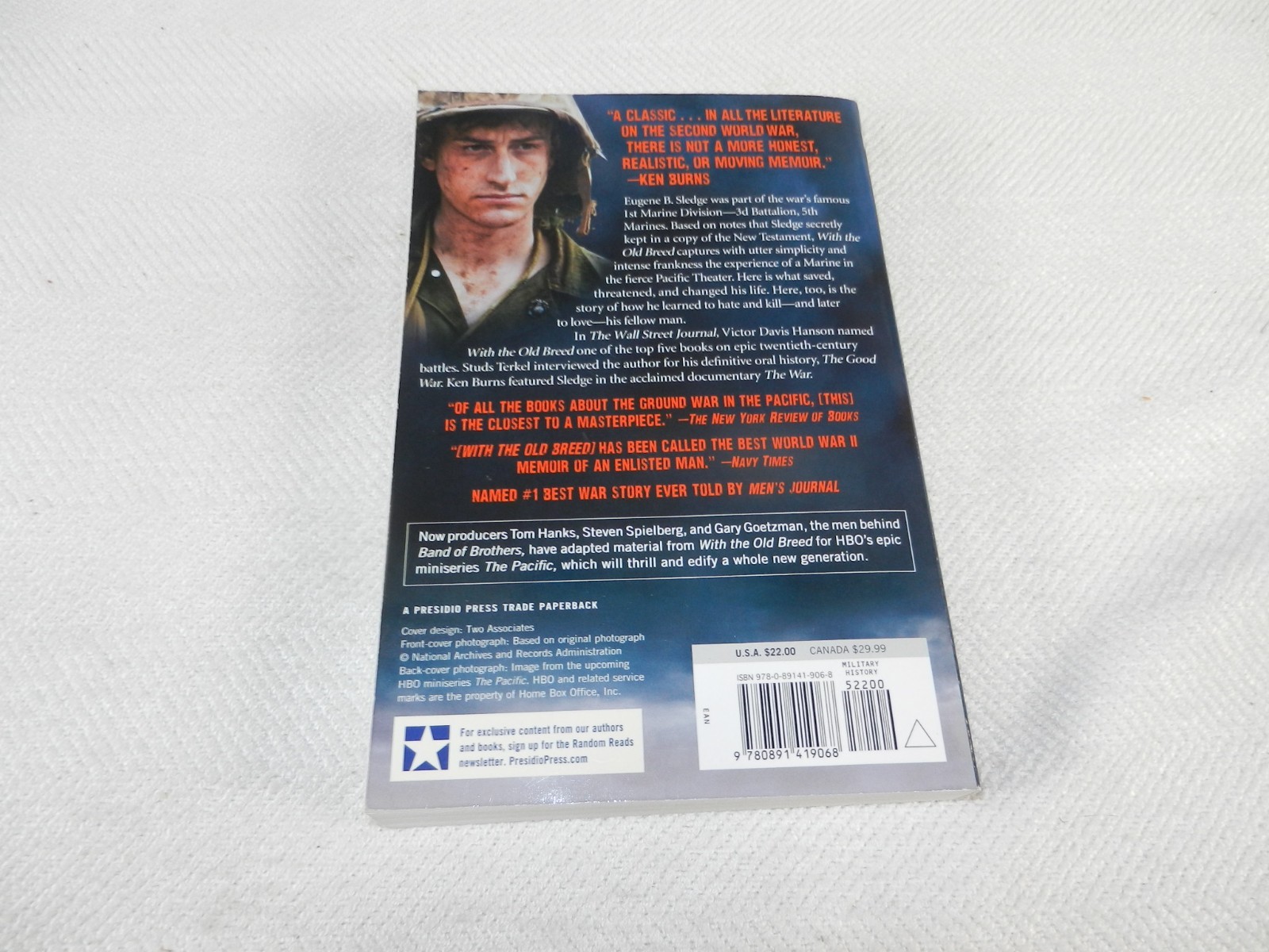 WW II 1st Marine Division E. B. Sledge “WITH THE OLD BREED” & “CHINA MARINE”