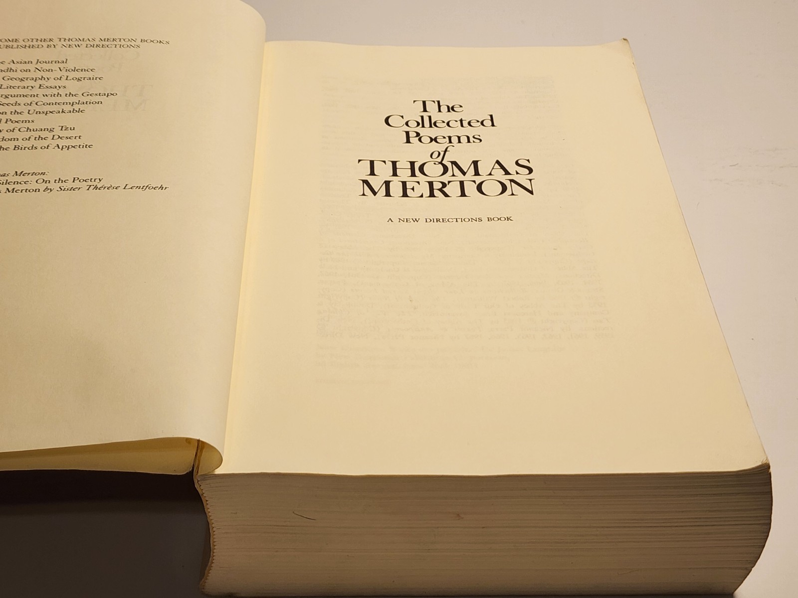 The Collected Poems of Thomas Merton Paperback Thomas Merton