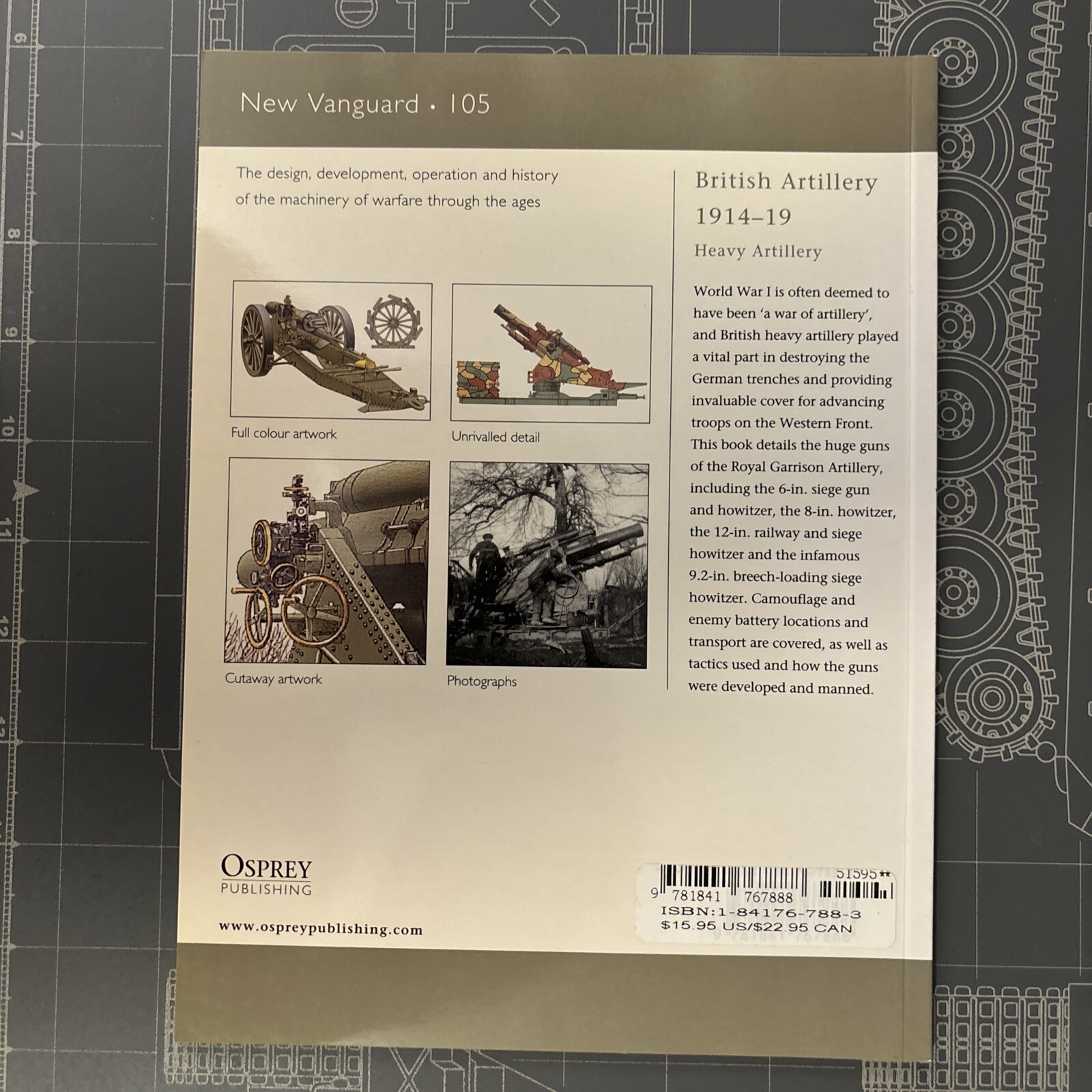 New Vanguard Ser.: British Artillery 1914-19 : Heavy Artillery