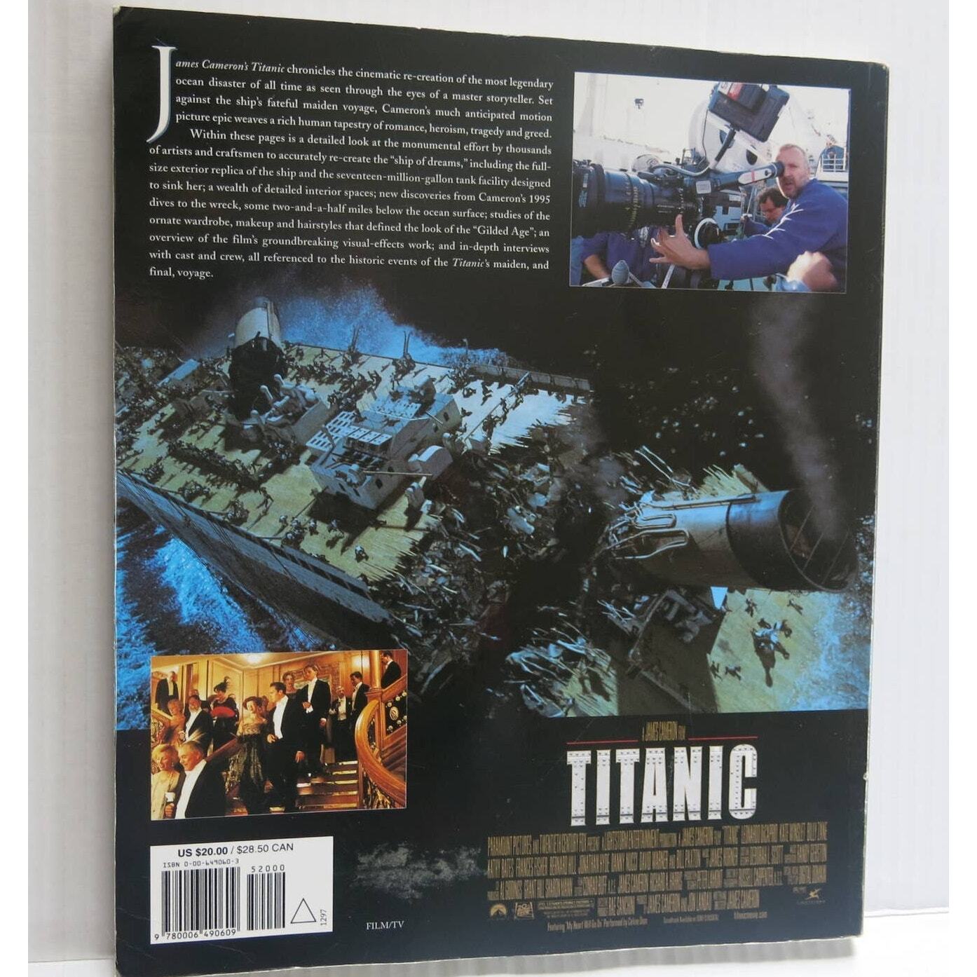 TITANIC by James Cameron Book 1997 Paperback 178 Pages Photographs Historical