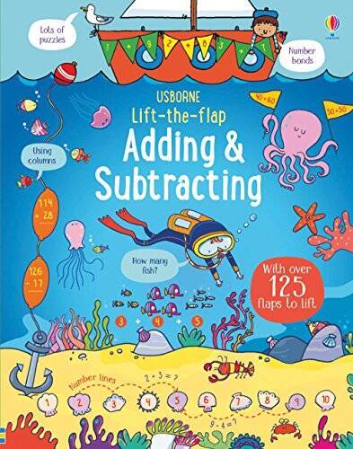 Lift-the-Flap Adding Subtracting – Board book By Rosie Hore – VERY GOOD