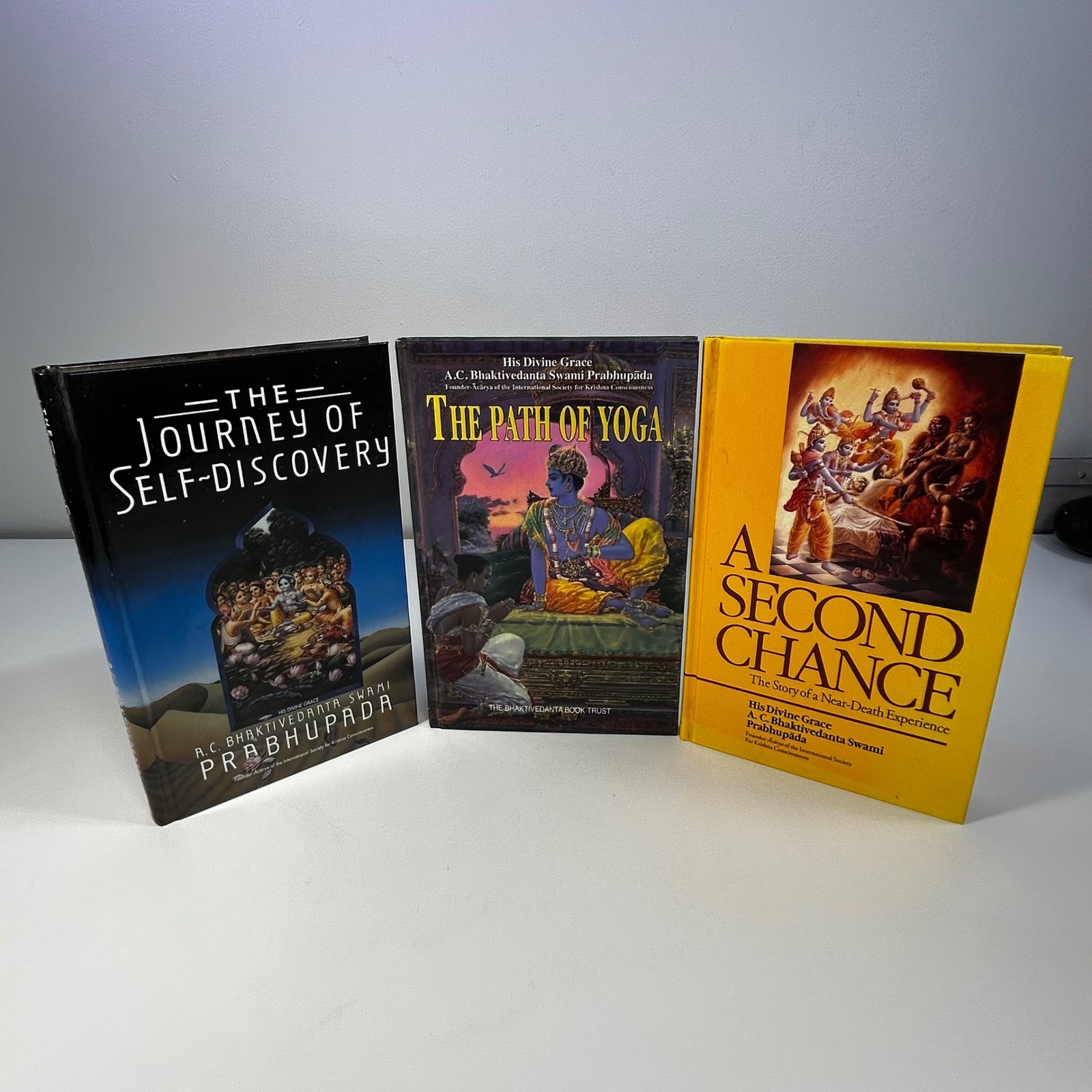 A.C. Bhaktivedanta Swami Prabhupada 3 Book Journey Self-Discovery Path of Yoga