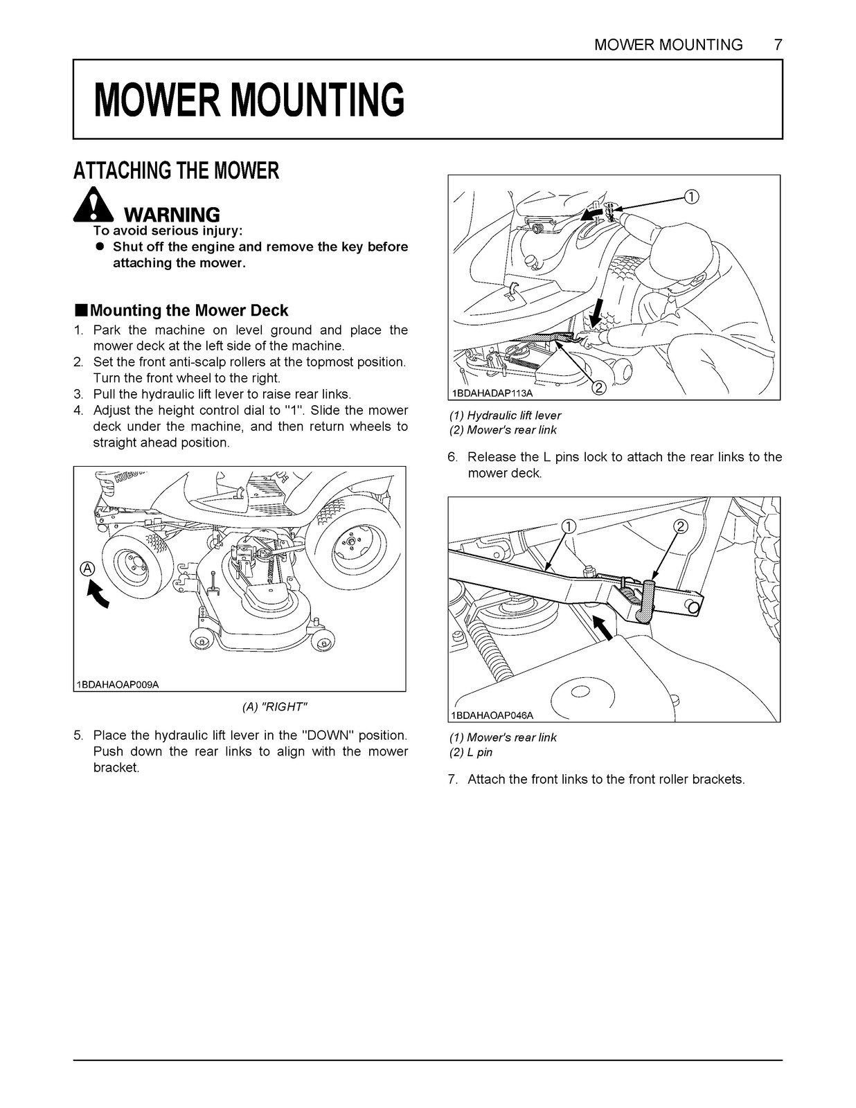KUBOTA GR2020G GR2120 GR2120AU Operators Manual 2020 – BOUND – COVERS – FOLDOUTS