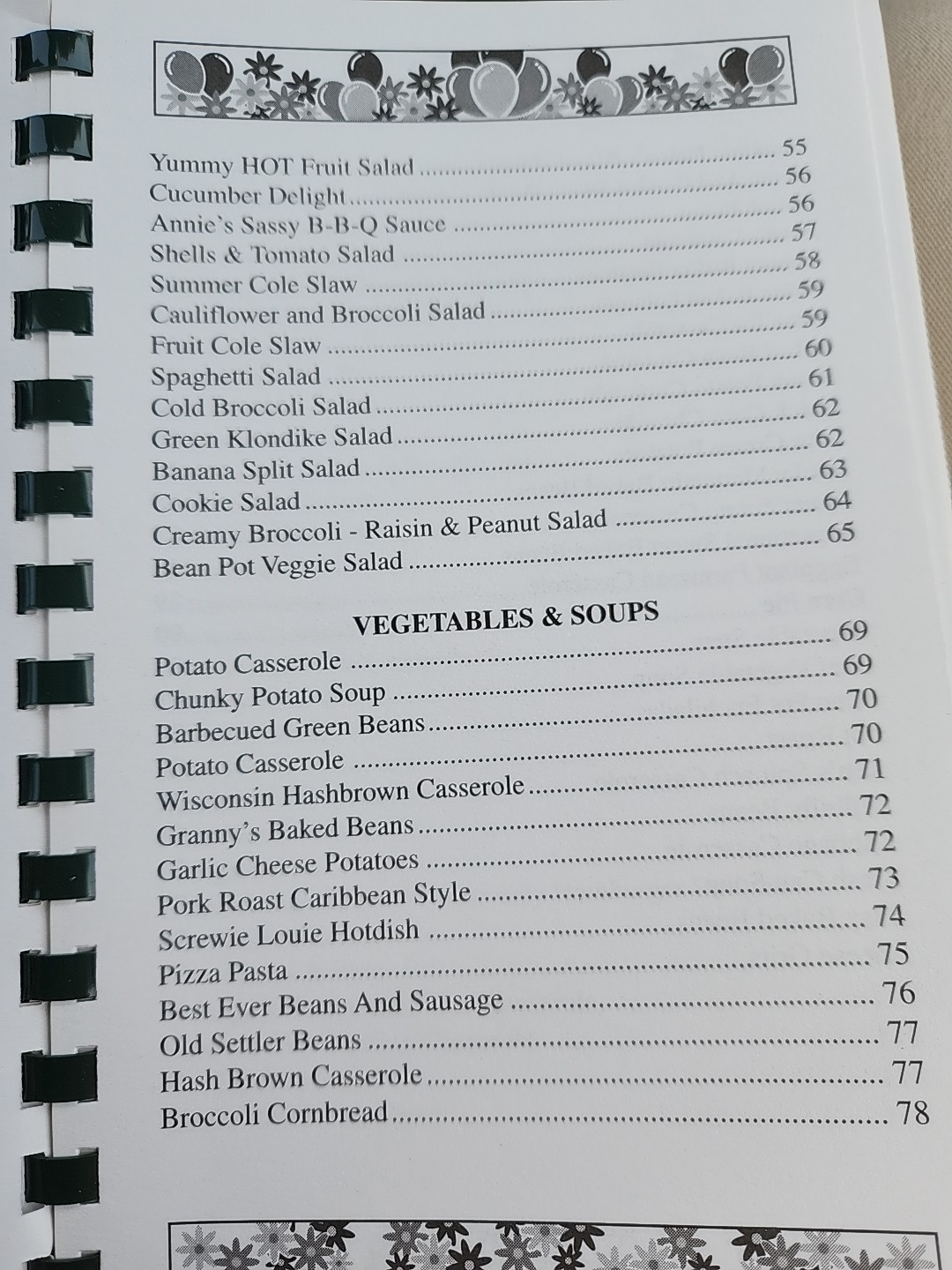 Home And Garden Party Cookbook Spiral Bound New First Edition Recipes 265 Pages