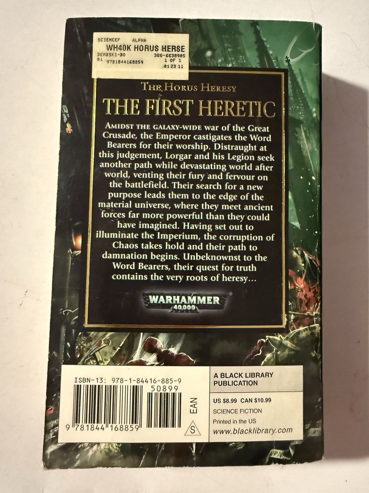 First Heretic by Aaron Dembski-Bowden (2010, Mass Market)