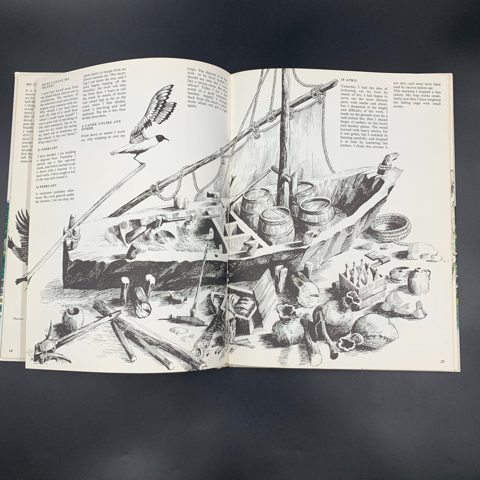 My Journals and Sketchbooks – by Robinson Crusoe – Vintage HC 1974