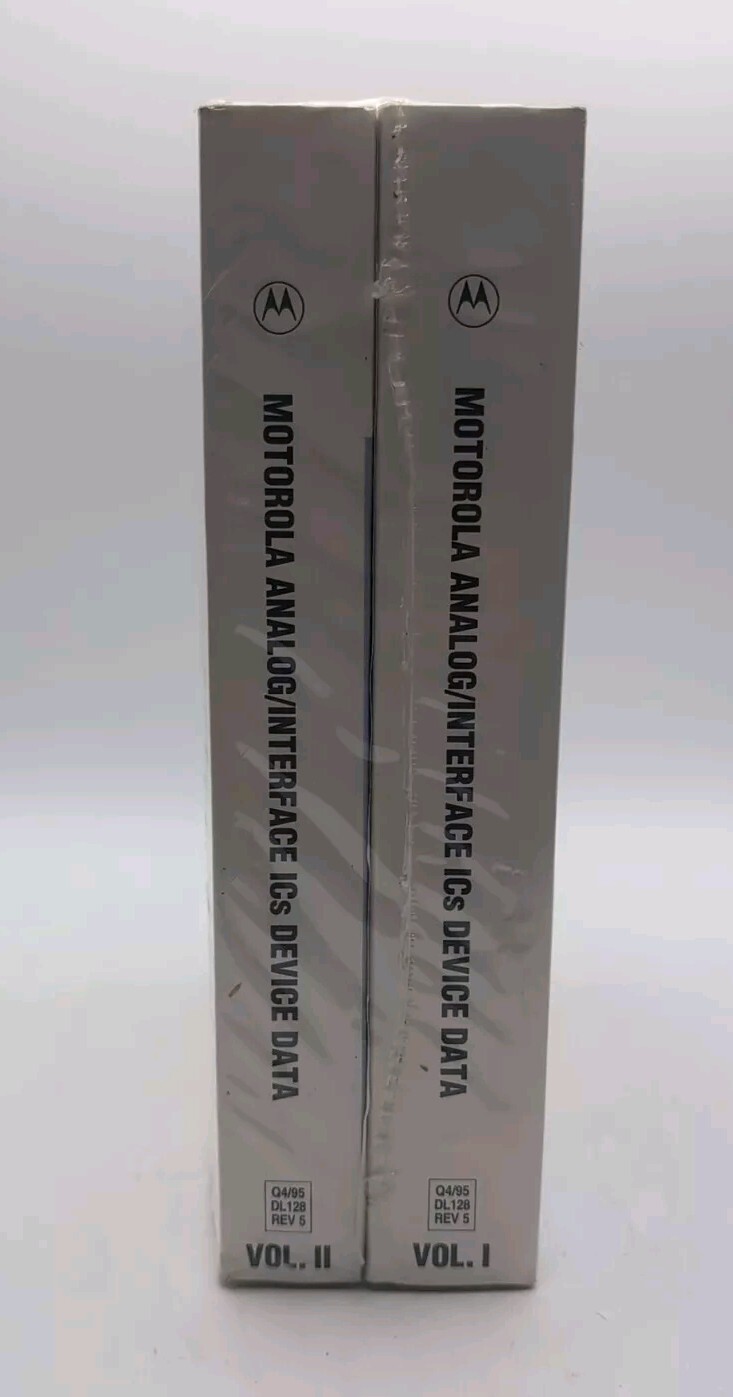 Motorola Technology Device Data Paperbacks Analog Interface Ics Vol I & II.