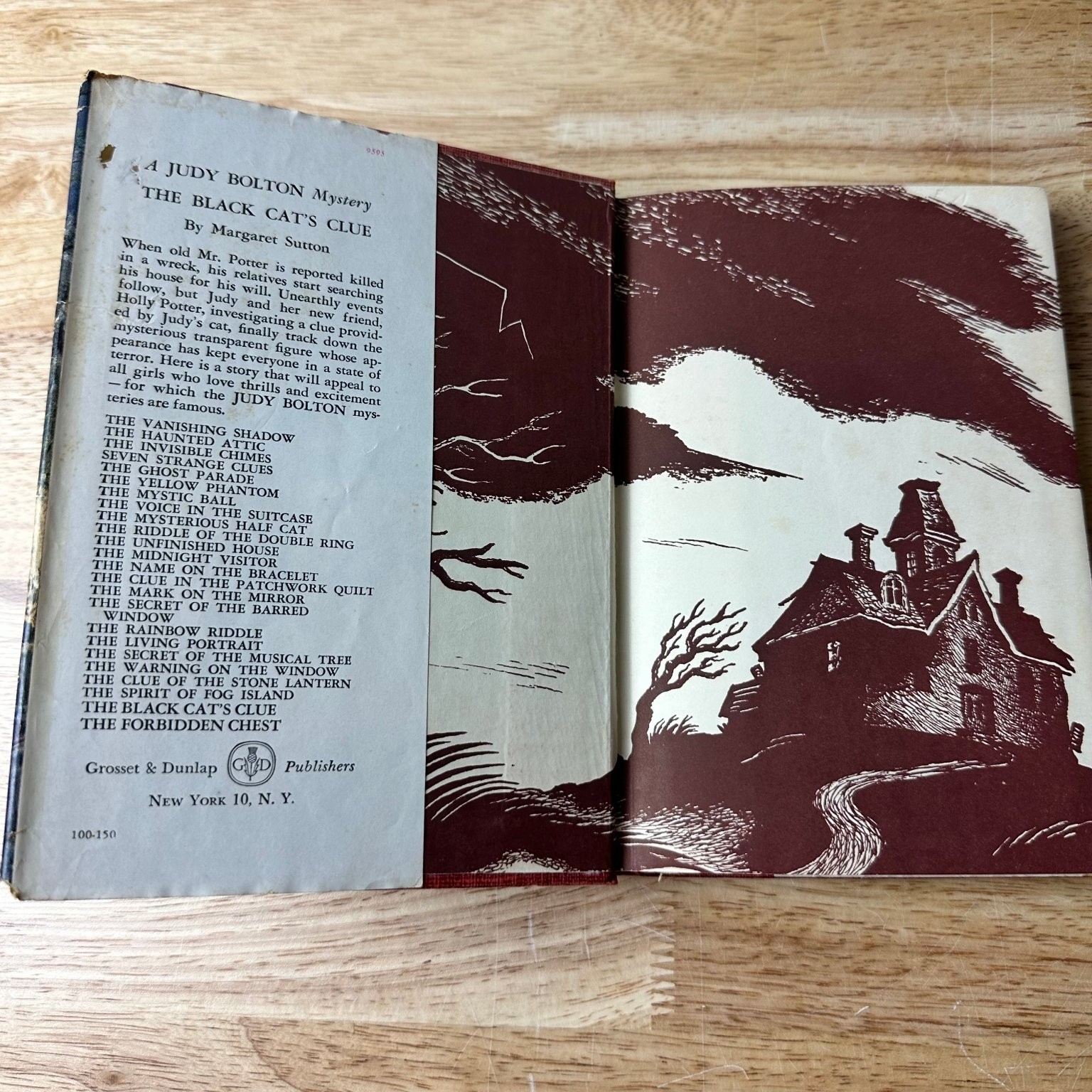 Lot of 3 Judy Bolton Mystery Books Margaret Sutton 1932-1954 Grosset Dunlap