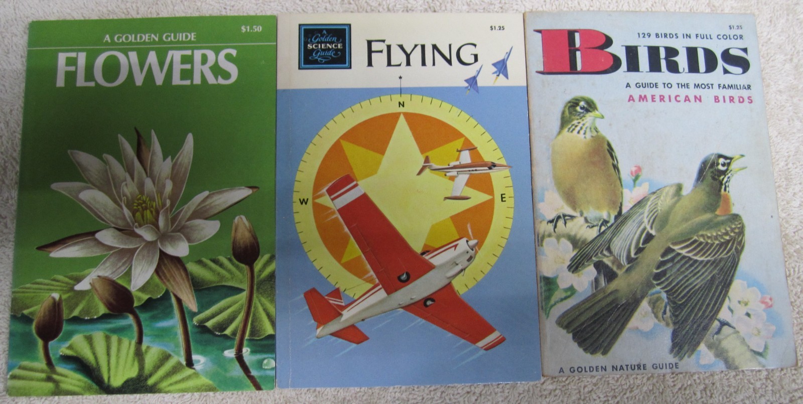 14 Golden Press Nature Guide Lot Rocks Stars Flowers Fossils Insects Weather +
