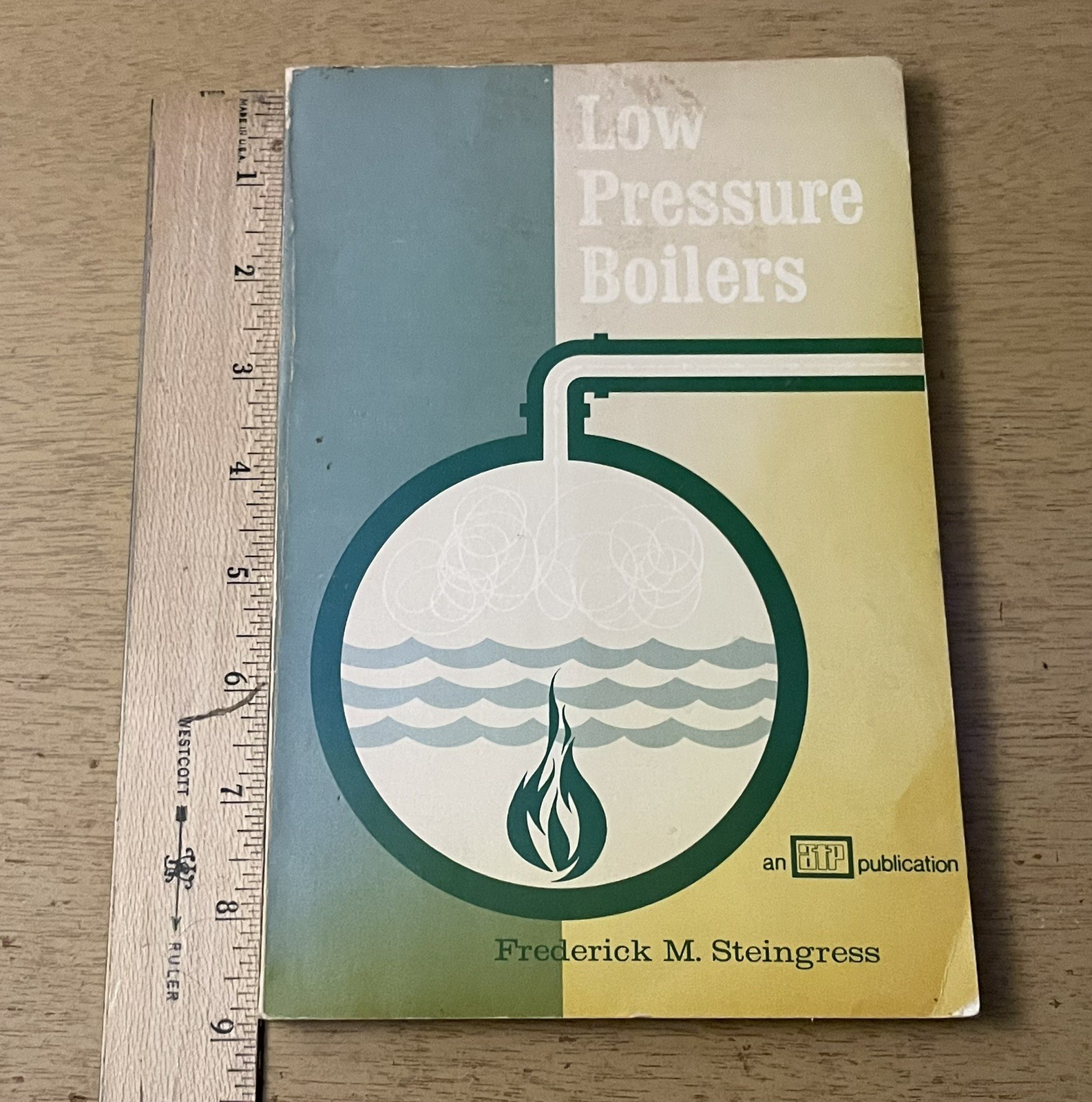 Vtg 1970 Low Pressure Boilers Frederick Stringless Paperback Book ATP 170 Pages