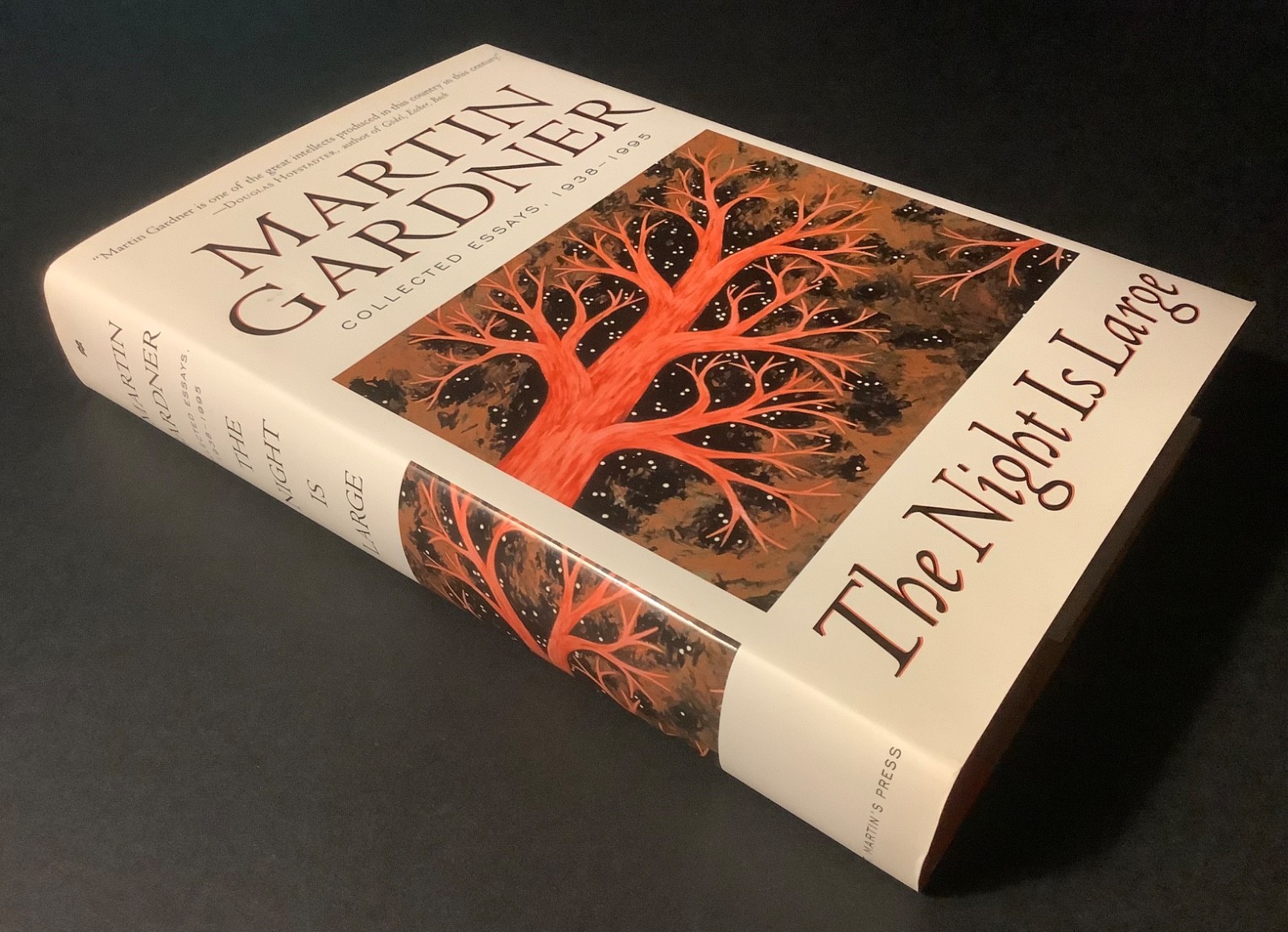THE NIGHT IS LARGE: MARTIN GARDNER Collected Essays 1938-1995 1st Ed. 1996 HC/DJ