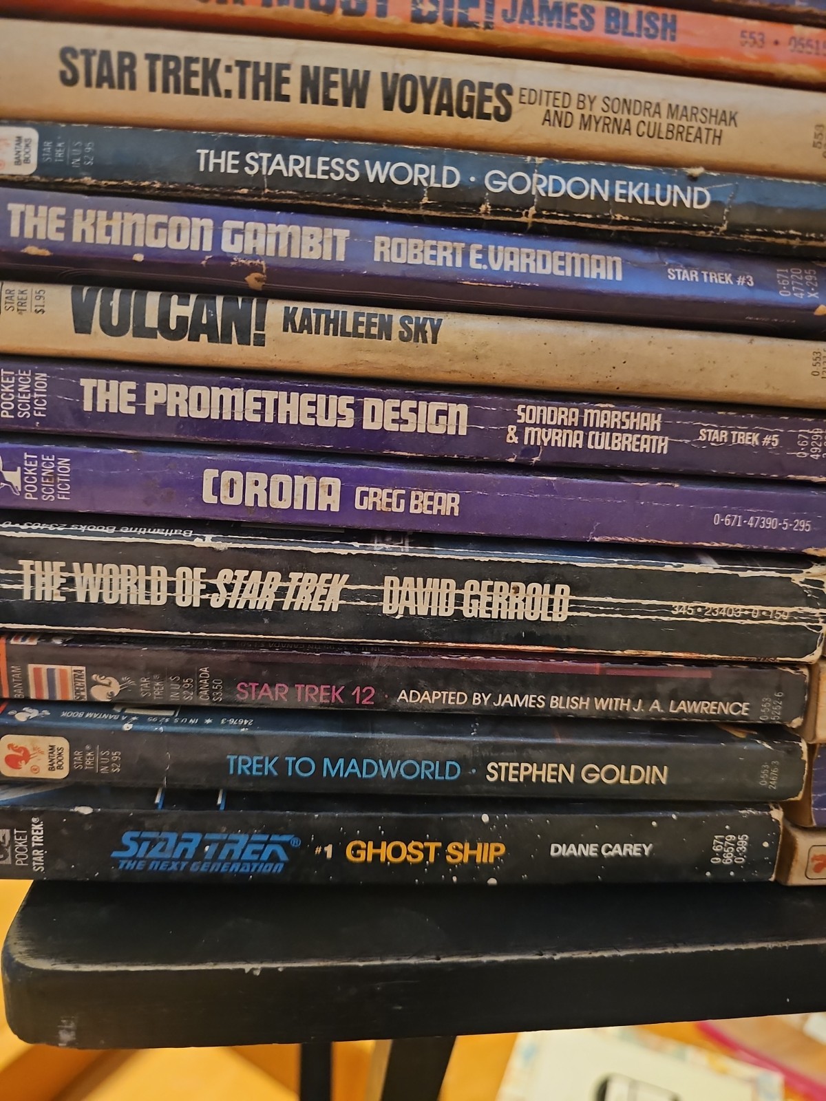 Star Trek Vintage Bantam 60s-80s Various Authors Condition PB LOT OF 34